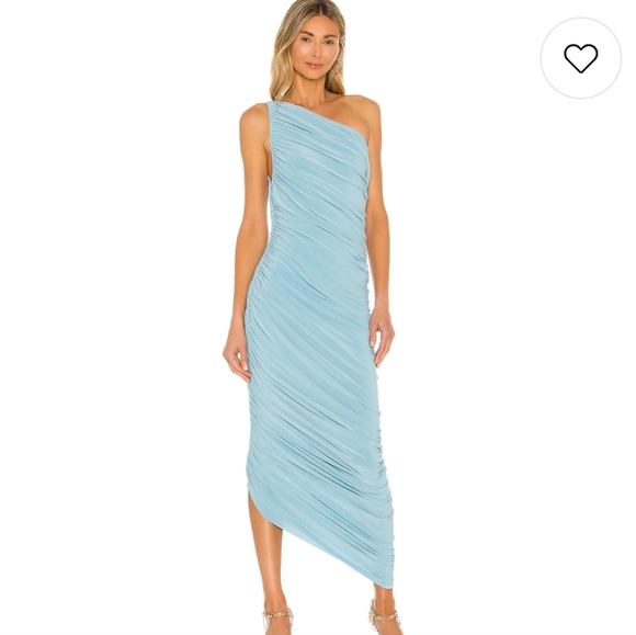 x REVOLVE Diana Gown in Powder Blue Norma Kamali Size XL - Picture 1 of 4